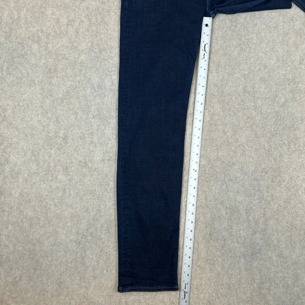 7 For All Mankind Jeans Men 34 Dark Blue Slim Fit Indigo Denim